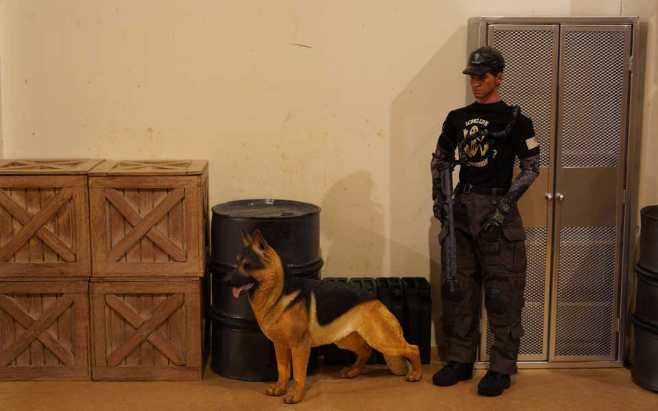 Private Sicherheitsdienste bewachen die Grenzlager rund um die Uhr